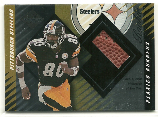 2000 Leaf Limited #419 Plaxico Burress J/FB/250 RC