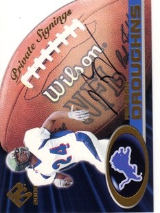 2000 Private Stock Private Signings #13 Reuben Droughns