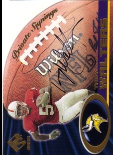 2000 Private Stock Private Signings #20 Troy Walters