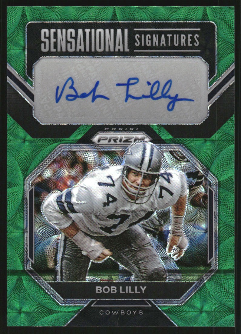 Panini Prizm Sensational Signatures Prizms Green Scope Bob