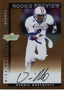 2000 Score Rookie Preview Autographs #SR28 Dennis Northcutt