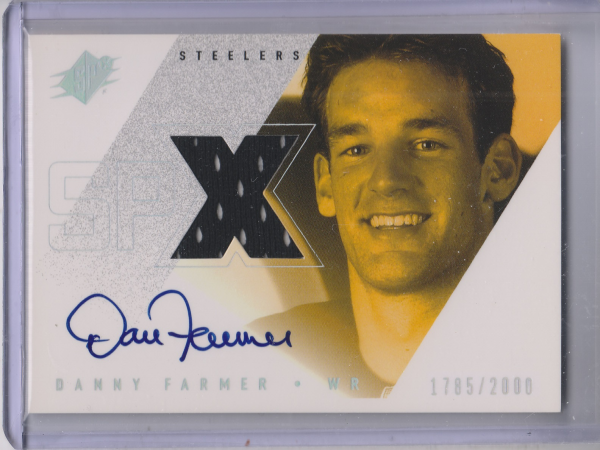 2000 SPx #140 Danny Farmer JSY AU RC