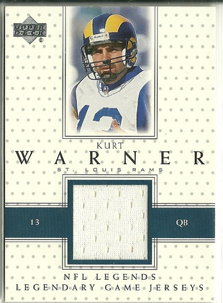 2000 Upper Deck Legends Legendary Jerseys #LJKW Kurt Warner