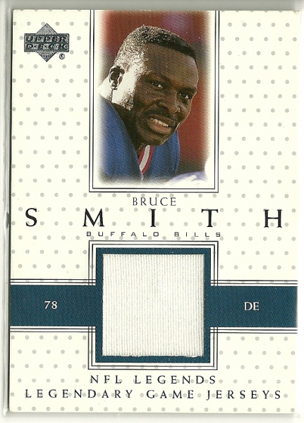 2000 Upper Deck Legends Legendary Jerseys #LJSM Bruce Smith