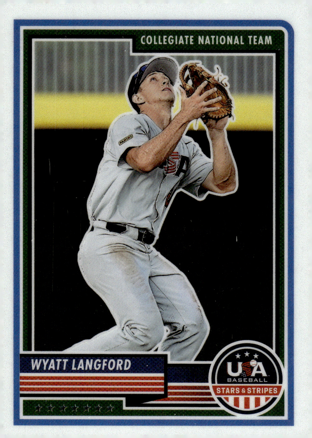 2023 USA Baseball Stars And Stripes 85 Wyatt Langford NM MT