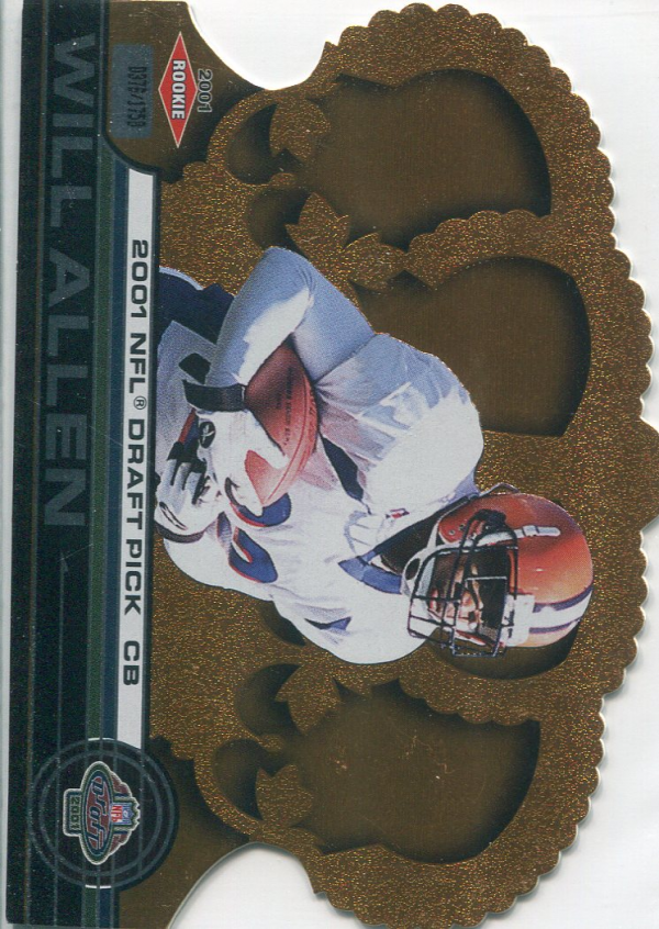 2001 Crown Royale #158 Will Allen/1750 RC