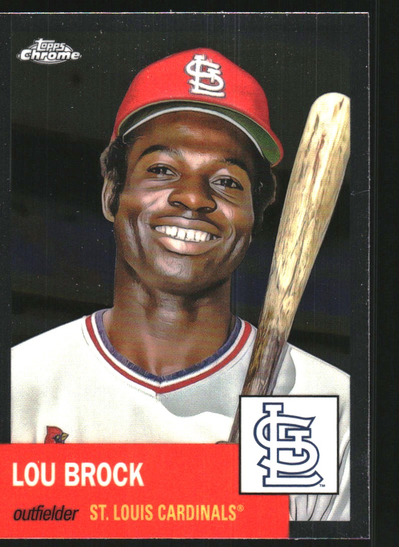 2022 Topps Chrome Platinum Anniversary 402 Lou Brock NM MT