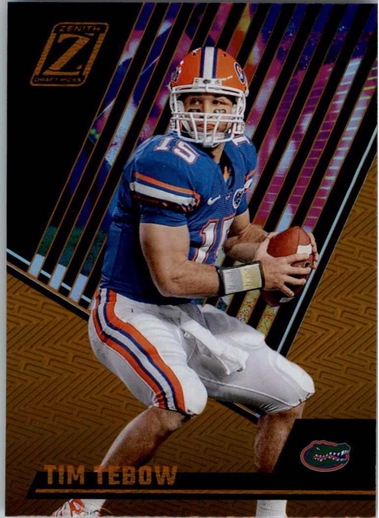 2023 Panini Chronicles Draft Picks Zenith Orange 14 Tim Tebow NM MT