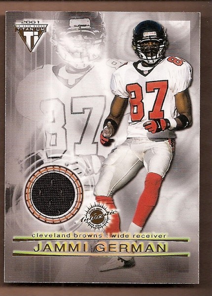 2001 Titanium Double Sided Jerseys #43 Jammi German/Shawn Jefferson