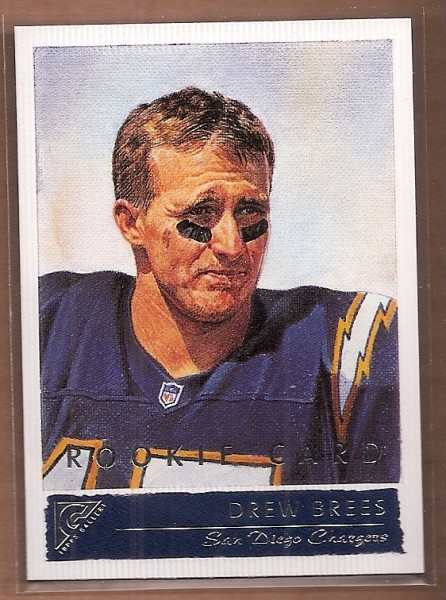 2001 Topps Gallery #115 Drew Brees RC