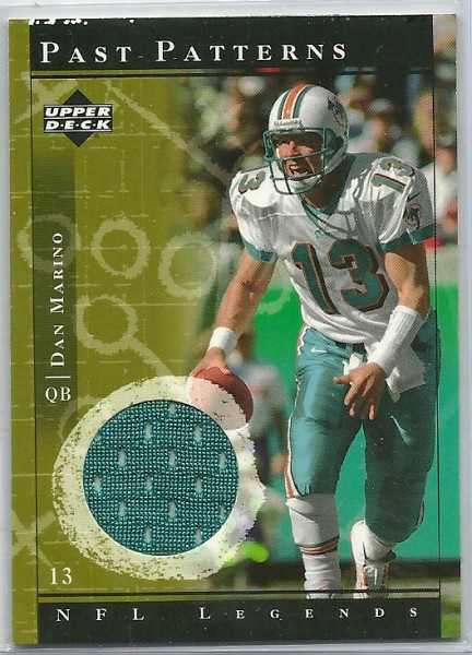 2001 Upper Deck Legends Past Patterns Jerseys #PPDM Dan Marino