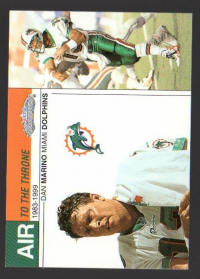 2002 Fleer Showcase Air to the Throne #AT18 Dan Marino front image