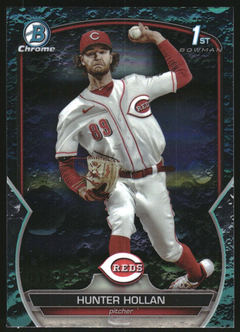 Bowman Chrome Draft Aqua Lunar Crater Refractors Bdc Hunter