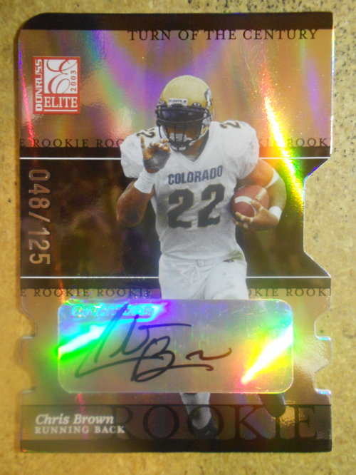 2003 Donruss Elite Turn of the Century Autographs #115 Chris Brown