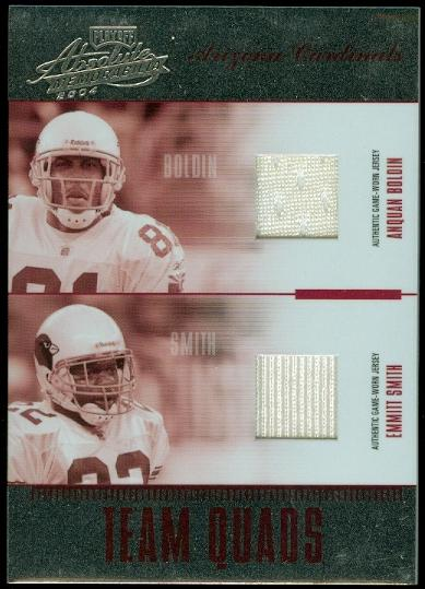 2004 Absolute Memorabilia Team Quads Material #TQ1 Bldn/Emmitt/McCwn/Shp