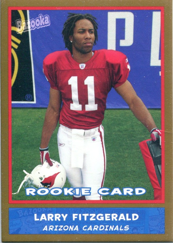 2004 Bazooka Gold #175 Larry Fitzgerald