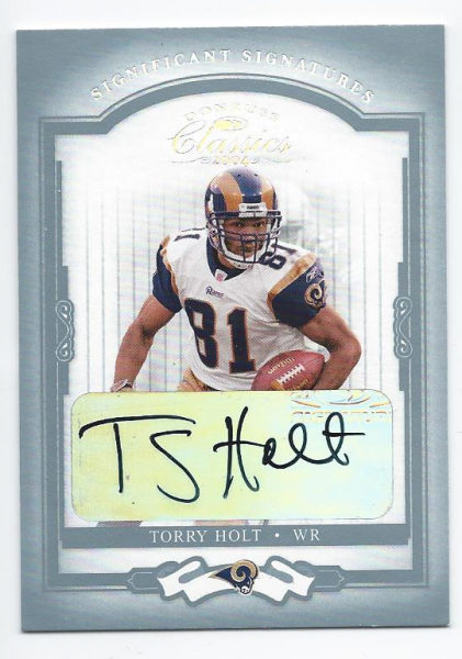 2004 Donruss Classics Significant Signatures Platinum #91 Torry Holt