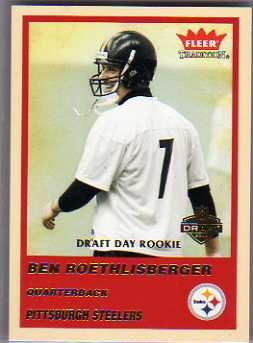 2004 Fleer Tradition Draft Day #333 Ben Roethlisberger