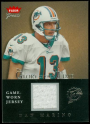 2004 Greats of the Game Glory of Their Time Game Used Silver #DM Dan Marino