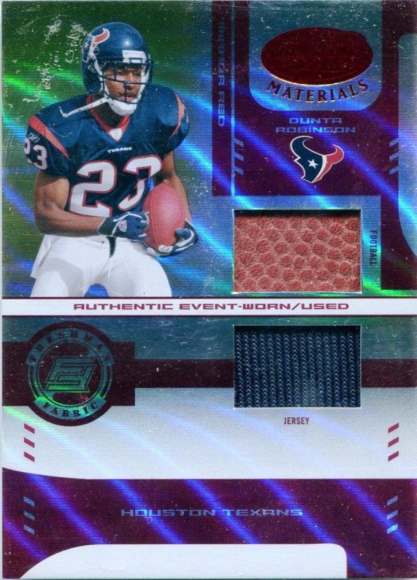 2004 Leaf Certified Materials Mirror Red Materials #218 Dunta Robinson