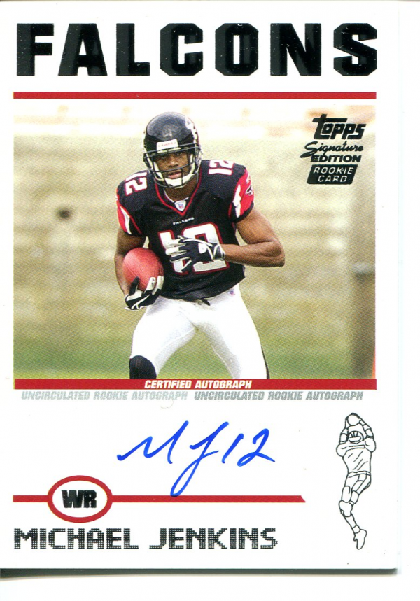 2004 Topps Signature #89 Michael Jenkins AU/1499 RC