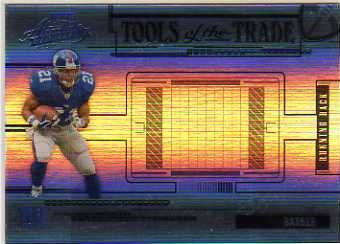2005 Absolute Memorabilia Tools of the Trade Black Spectrum #91 Tiki Barber