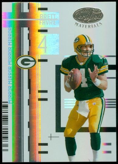 2005 Leaf Certified Materials Mirror White #44 Brett Favre