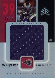 2005 Reflections Super Swatch #SSSJ Steven Jackson