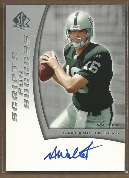 2005 SP Authentic Scripts for Success Autographs #SSAW Andrew Walter