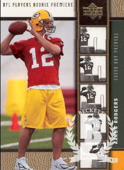 2005 Upper Deck Rookie Premiere Gold #16 Aaron Rodgers