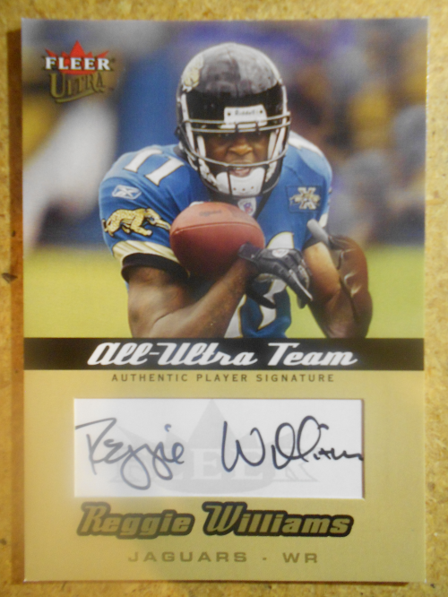 2005 Ultra All-Ultra Team Autographs Gold #RW1 Reggie Williams/64