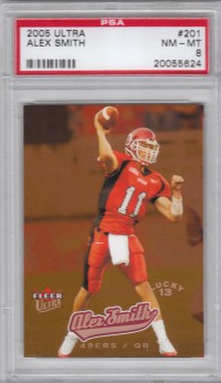 2005 Ultra #201 Alex Smith QB L13 RC front image