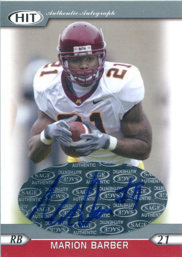 2005 SAGE HIT Autographs Silver #20 Marion Barber