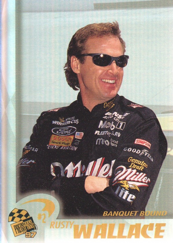 1997 Press Pass Banquet Bound #BB7 Rusty Wallace