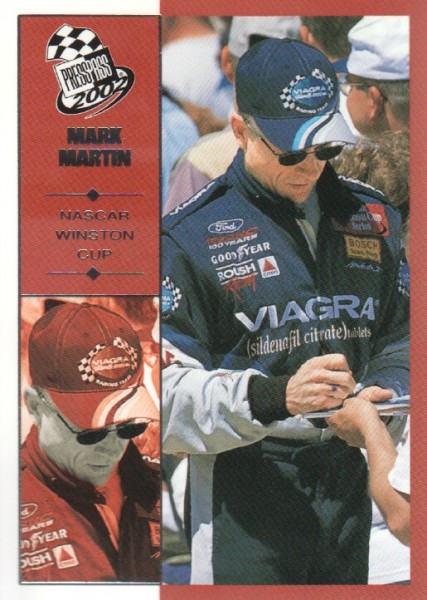 2002 Press Pass #22 Mark Martin