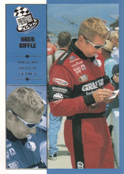 2002 Press Pass #37 Greg Biffle NBS