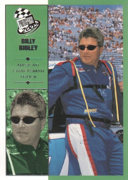 2002 Press Pass #62 Billy Bigley CTS