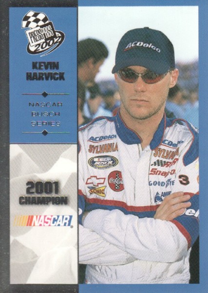2002 Press Pass #98 Kevin Harvick BGN Champ