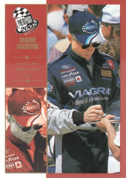 2002 Press Pass Platinum #22 Mark Martin