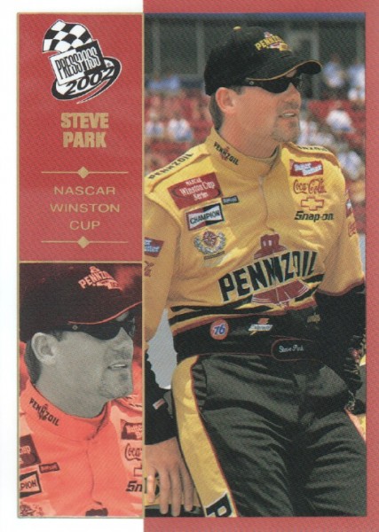 2002 Press Pass Platinum #27 Steve Park
