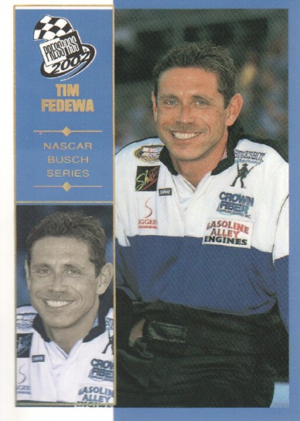 2002 Press Pass Platinum #42 Tim Fedewa NBS
