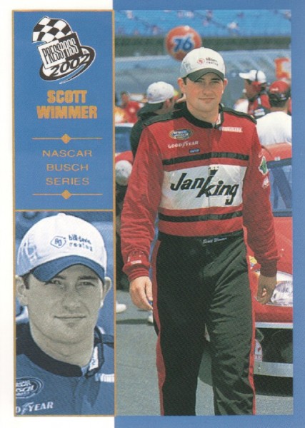 2002 Press Pass Platinum #54 Scott Wimmer NBS