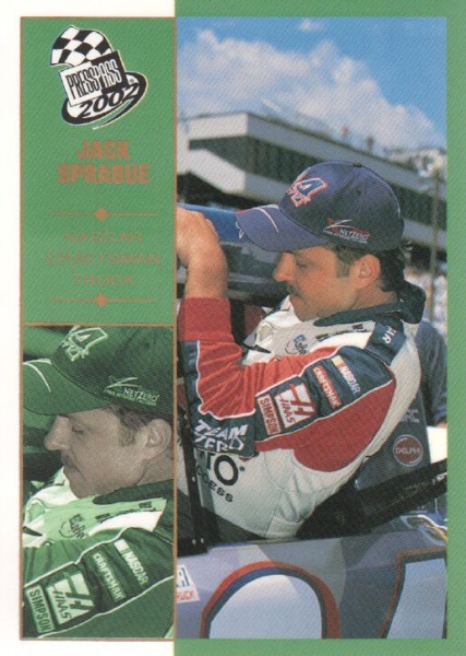 2002 Press Pass Platinum #58 Jack Sprague CTS