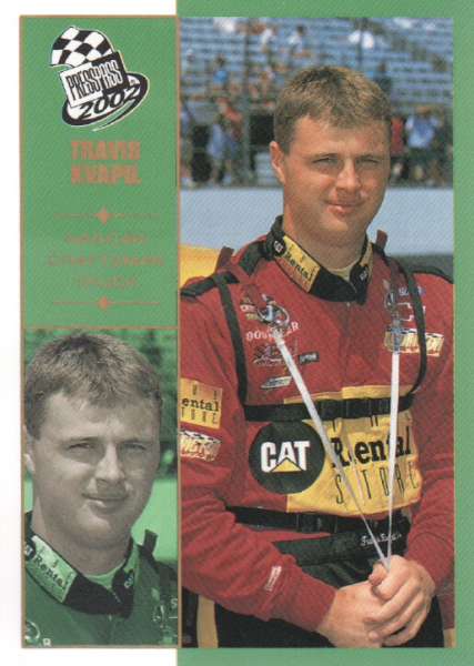 2002 Press Pass Platinum #59 Travis Kvapil CTS