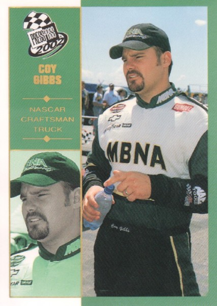 2002 Press Pass Platinum #60 Coy Gibbs CTS