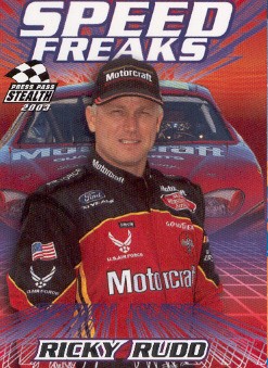 2003 Press Pass Stealth #65 Ricky Rudd SF