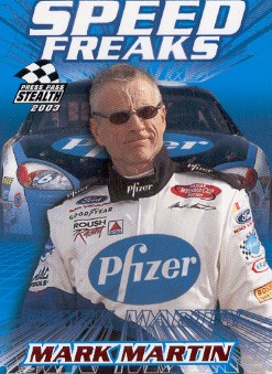 2003 Press Pass Stealth Red #P69 Mark Martin SF