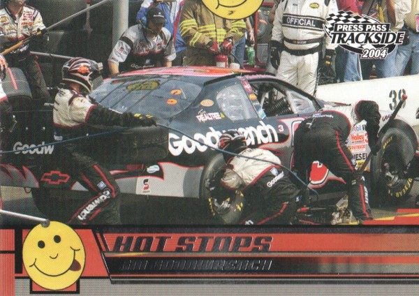 2004 Press Pass Trackside #59 Kevin Harvick's Car HS