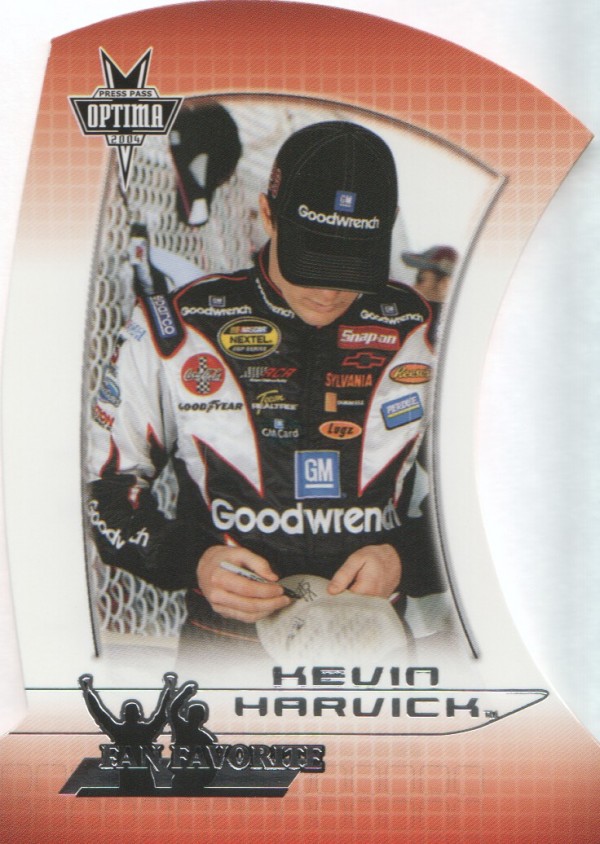 2004 Press Pass Optima Fan Favorite #FF8 Kevin Harvick
