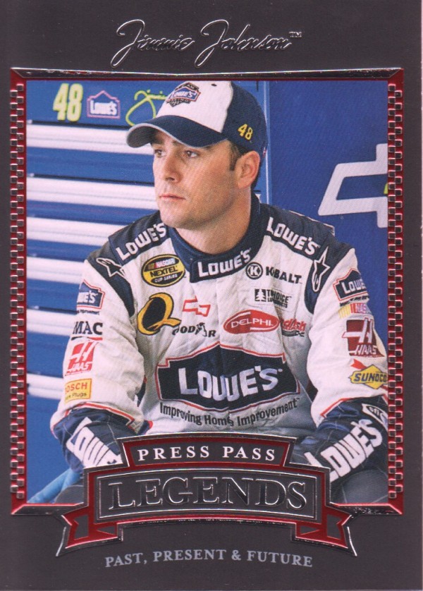 2005 Press Pass Legends #31 Jimmie Johnson